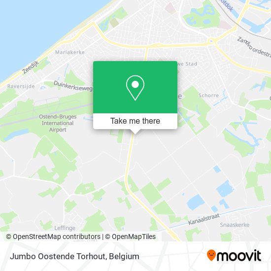 Jumbo Oostende Torhout map