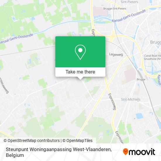 Steunpunt Woningaanpassing West-Vlaanderen map