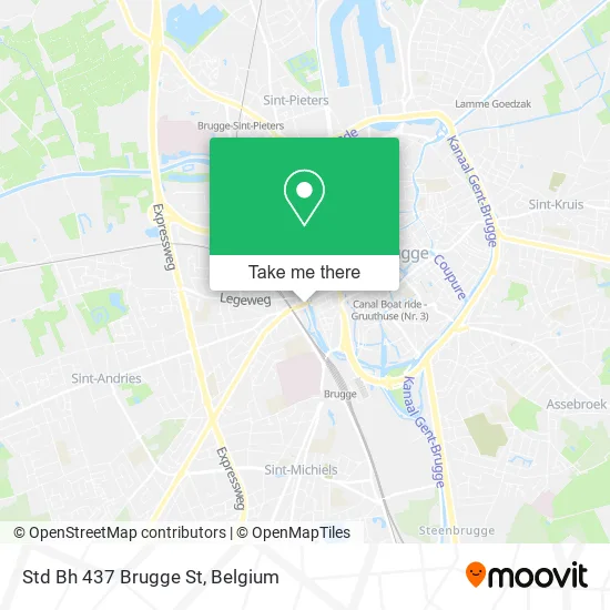 Std Bh 437 Brugge St map
