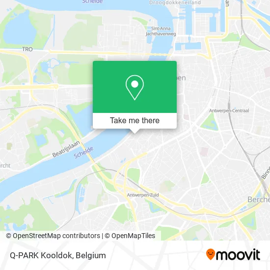 Q-PARK Kooldok map