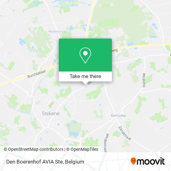 Den Boerenhof AVIA Ste map