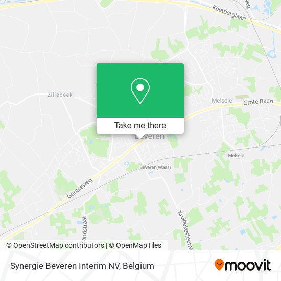 Synergie Beveren Interim NV map