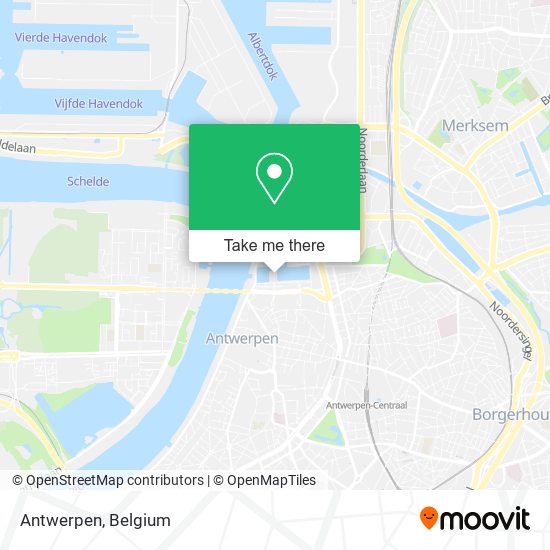 Antwerpen map