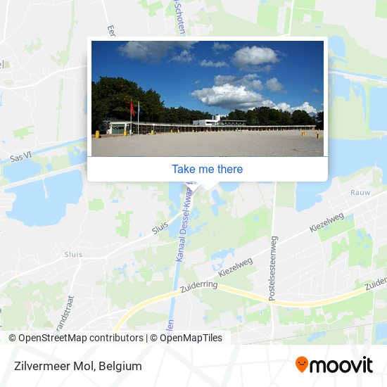 Zilvermeer Mol map