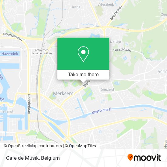 Cafe de Musik map