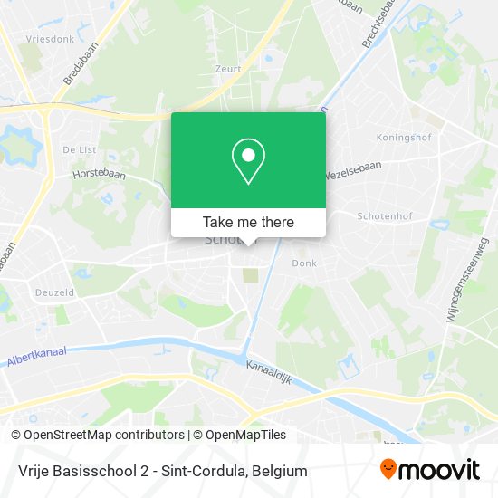 Vrije Basisschool 2 - Sint-Cordula map