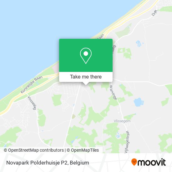 Novapark Polderhuisje P2 map