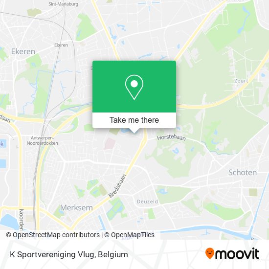 K Sportvereniging Vlug map