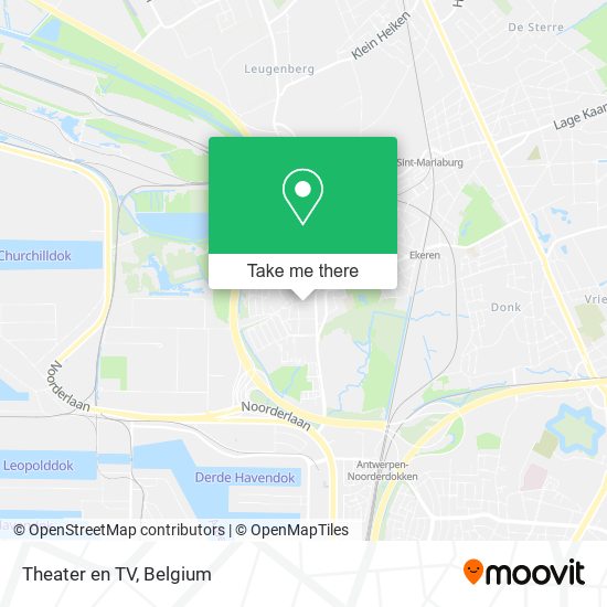 Theater en TV map
