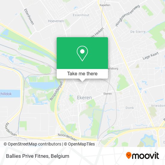 Ballies Prive Fitnes map