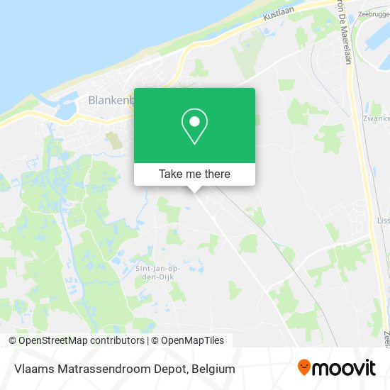 Vlaams Matrassendroom Depot map