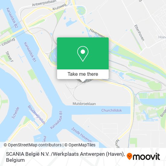 SCANIA België N.V. /Werkplaats Antwerpen (Haven) plan