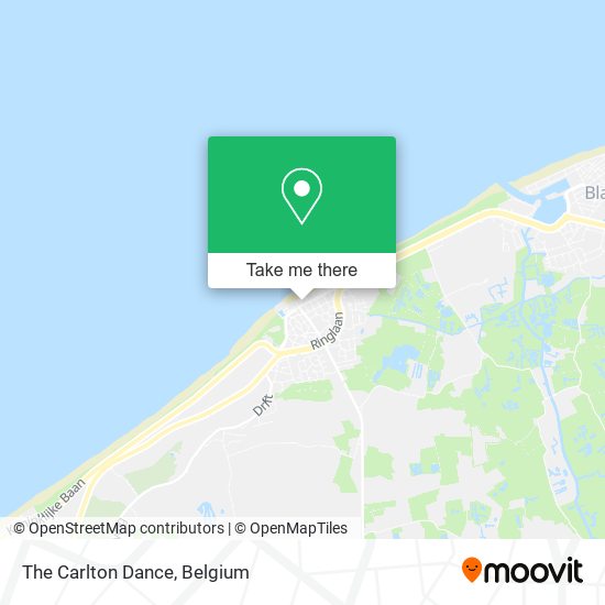 The Carlton Dance map
