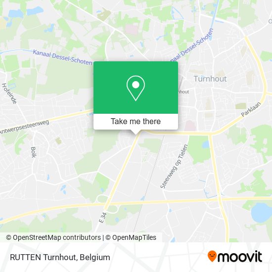 RUTTEN Turnhout map