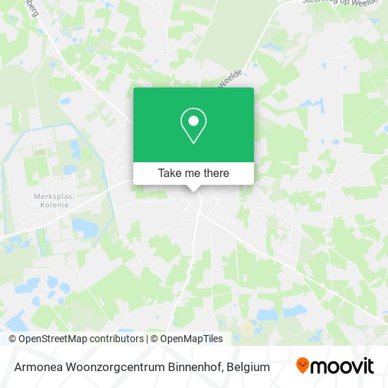 Armonea Woonzorgcentrum Binnenhof map