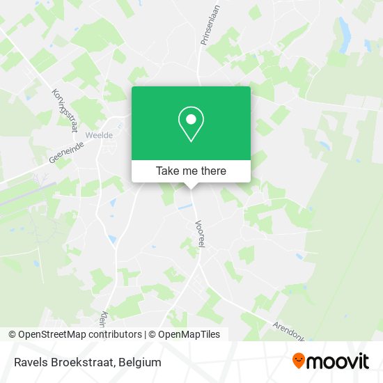 Ravels Broekstraat map