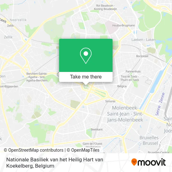 Nationale Basiliek van het Heilig Hart van Koekelberg map