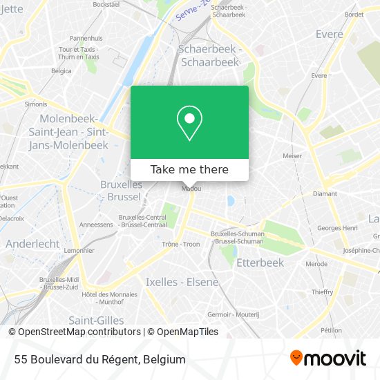 55 Boulevard du Régent map