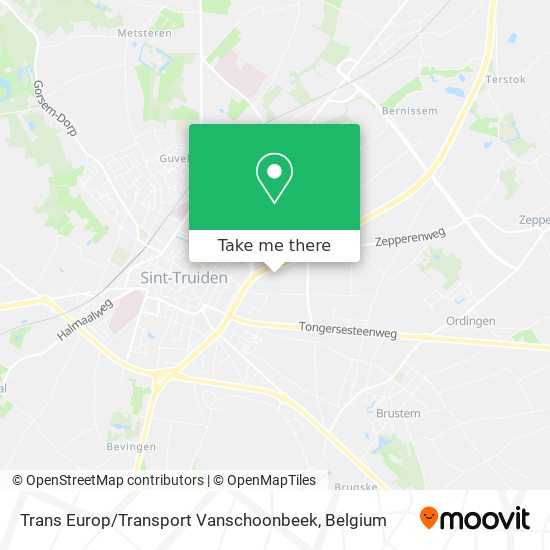Trans Europ / Transport Vanschoonbeek map