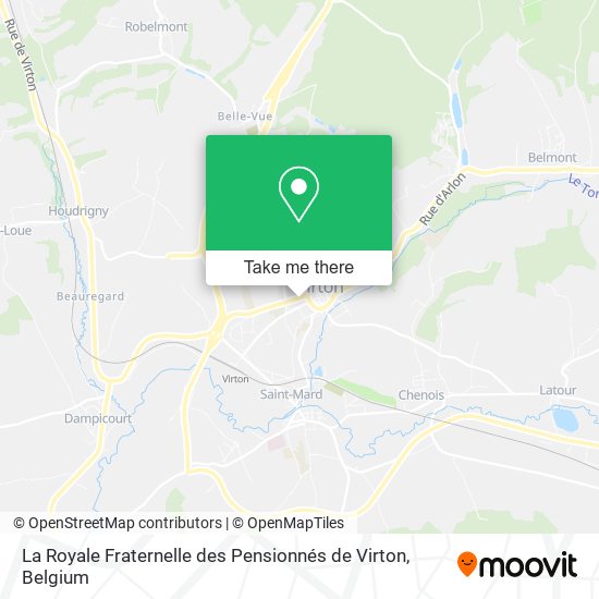 La Royale Fraternelle des Pensionnés de Virton plan