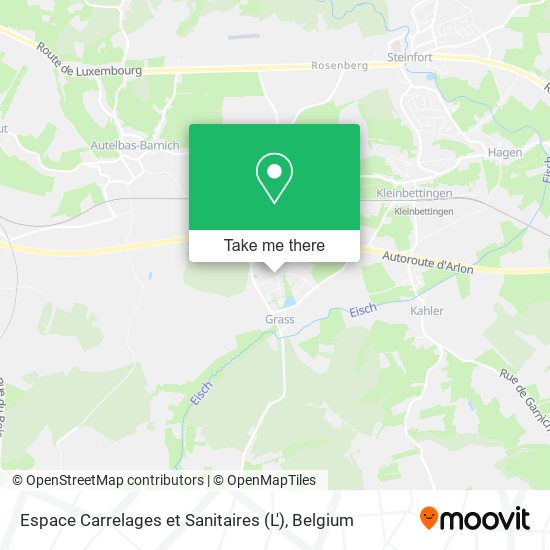 Espace Carrelages et Sanitaires (L') plan