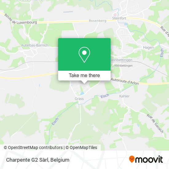 Charpente G2 Sàrl map
