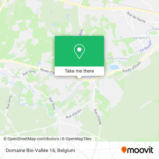 Domaine Bio-Vallée 16 map