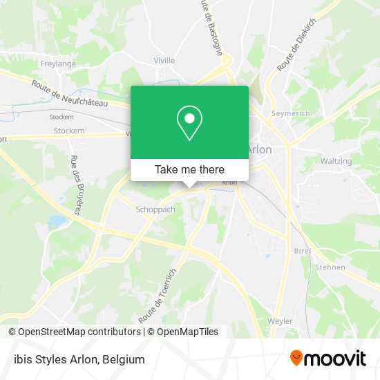 ibis Styles Arlon plan