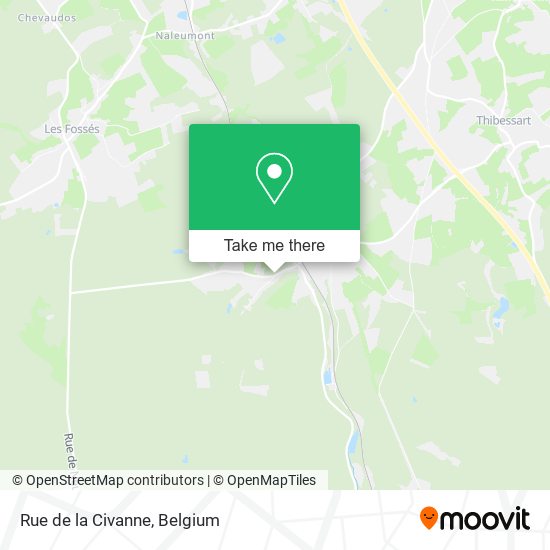 Rue de la Civanne plan