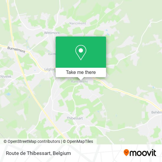 Route de Thibessart map
