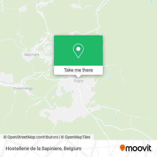 Hostellerie de la Sapiniere plan