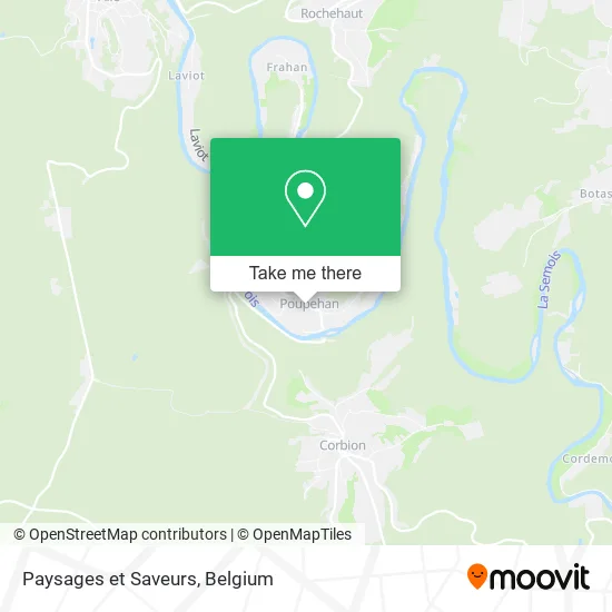 Paysages et Saveurs map