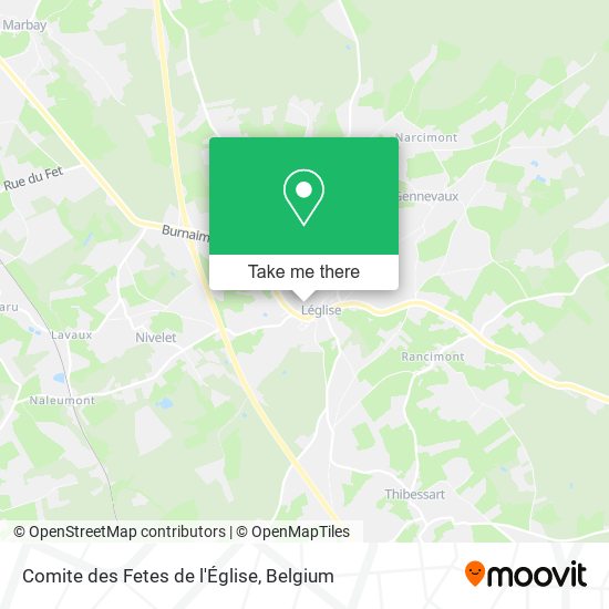 Comite des Fetes de l'Église plan