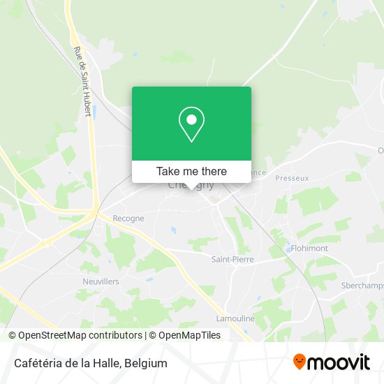 Cafétéria de la Halle map