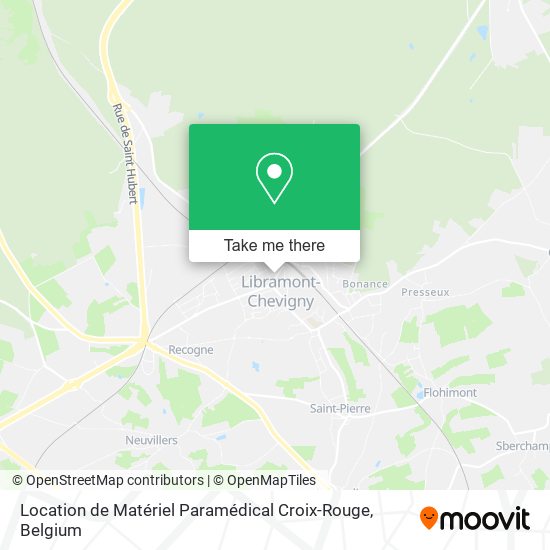 Location de Matériel Paramédical Croix-Rouge map
