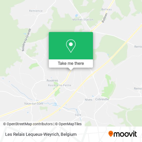 Les Relais Lequeux-Weyrich plan