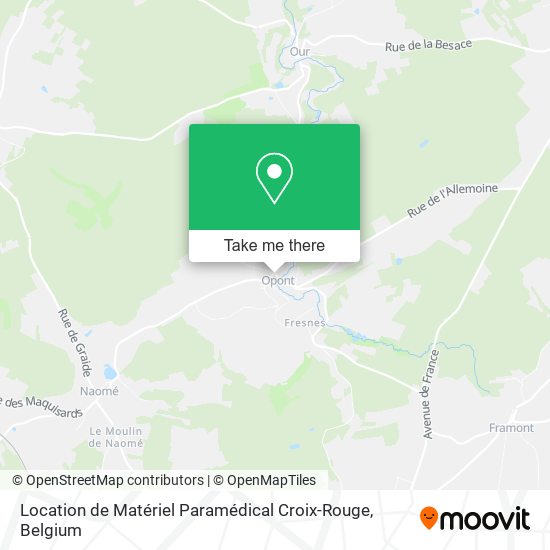 Location de Matériel Paramédical Croix-Rouge map