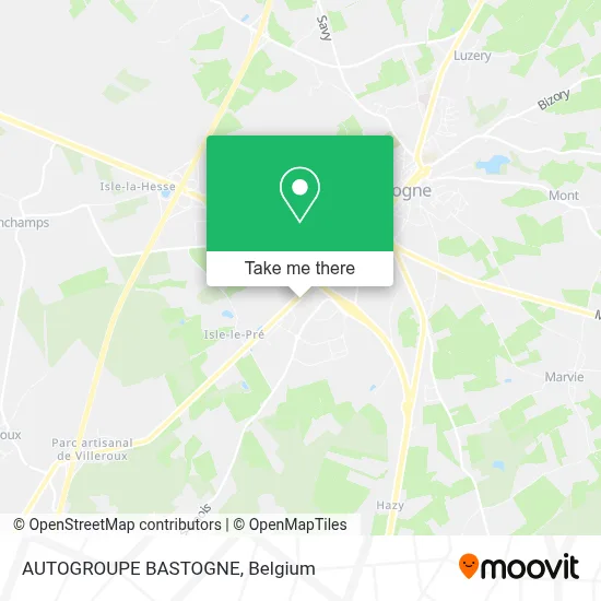 AUTOGROUPE BASTOGNE map
