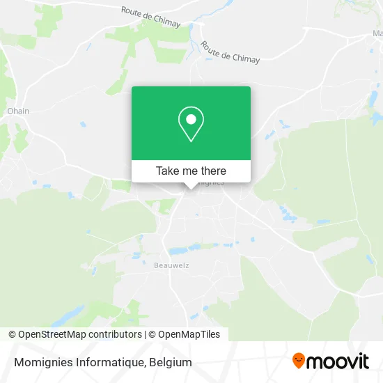 Momignies Informatique map