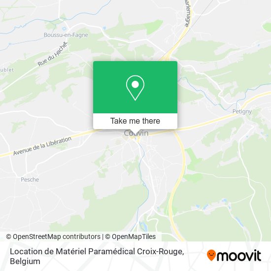 Location de Matériel Paramédical Croix-Rouge map