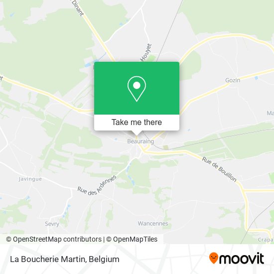 La Boucherie Martin plan