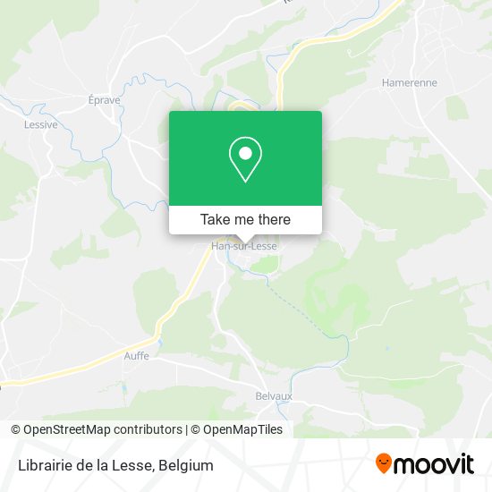 Librairie de la Lesse map