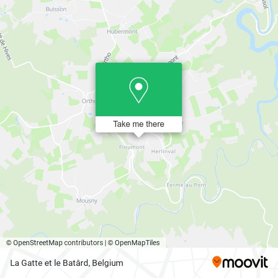 La Gatte et le Batârd map