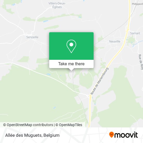 Allée des Muguets map