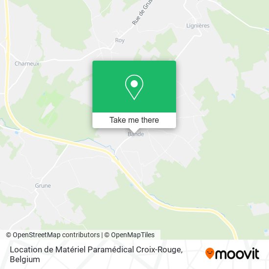 Location de Matériel Paramédical Croix-Rouge map