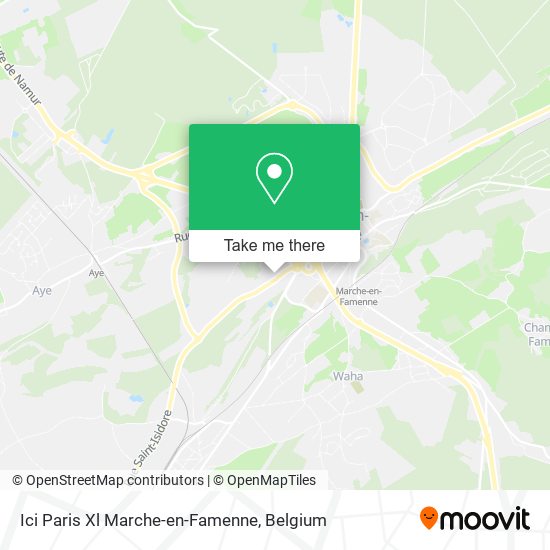 Ici Paris Xl Marche-en-Famenne map