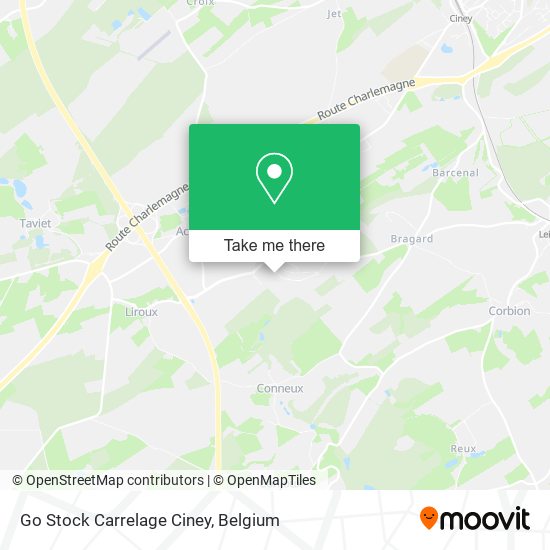 Go Stock Carrelage Ciney map