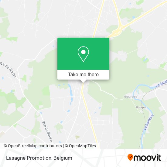 Lasagne Promotion map