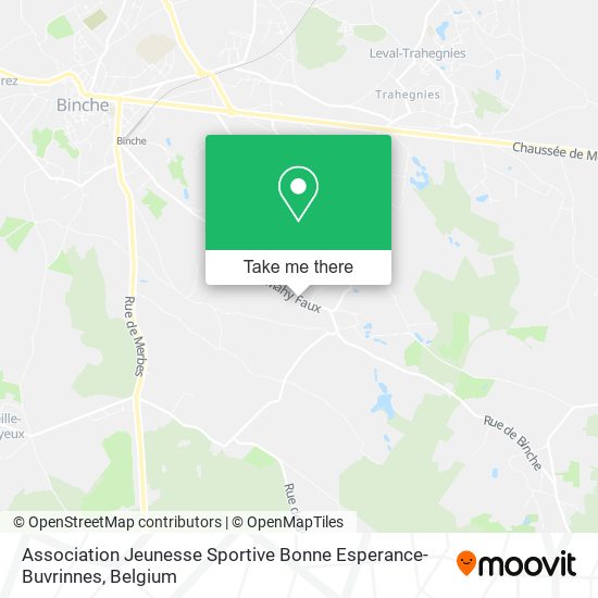 Association Jeunesse Sportive Bonne Esperance-Buvrinnes plan