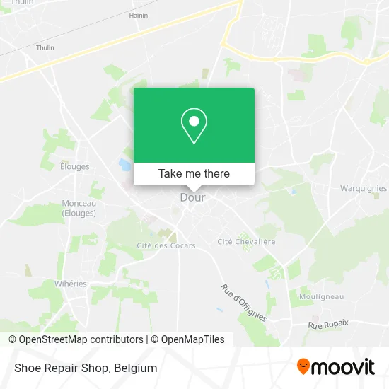 Shoe Repair Shop map